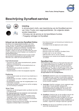 Beschrijving Dynafleet-service