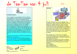TamTam #40 4-7-2014 - OBS De Tamboerijn