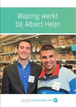 Wajong werkt bij Albert Heijn