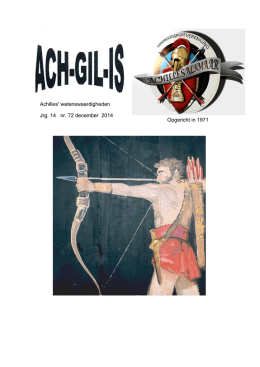 Ach-gil-is nr 72 - Achilles Alkmaar