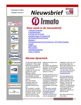 Nieuwsbrief