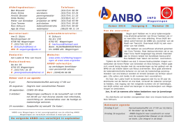 De volgende ANBO-INFO verschijnt in september Wageningen