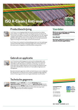 ISO A-Clean | Anti-mos
