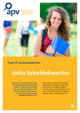 Units Scheldekwartier - Accommodation Portal Vlissingen