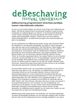 Programma uit Utrecht - Festival De Beschaving