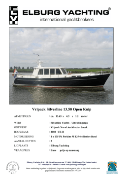 Vripack Silverline 13.50 Open Kuip