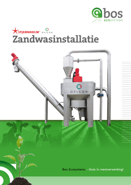 Zandwasinstallatie