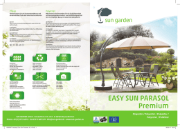 EASY SUN PARASOL Premium EASY SUN PARASOL Premium