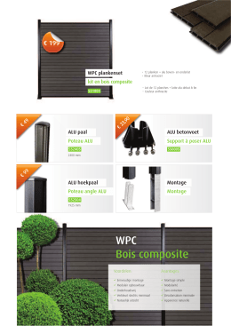 WPC Bois composite