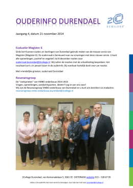 OUDERINFO 2College Durendael 21 november 2014