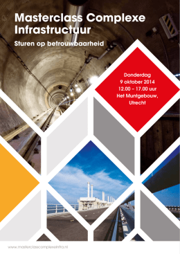 Brochure Downloaden - Masterclass Complexe Infrastructuur