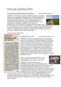 Persmap oktober 2014