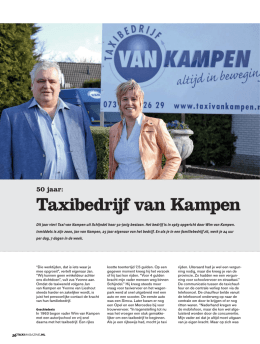 Taxibedrijf van Kampen