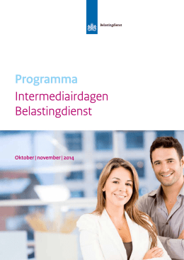 Programma Intermediairdagen Belastingdienst