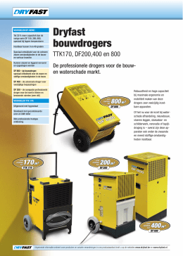 Folder Bouwdrogers - Xtra Materieel Verhuur Rotterdam