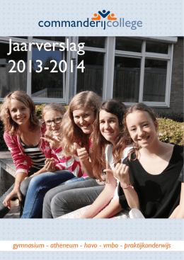 Jaarverslag 2013-2014 - Commanderij College