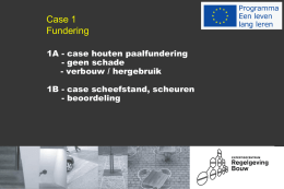 Case 1 Fundering