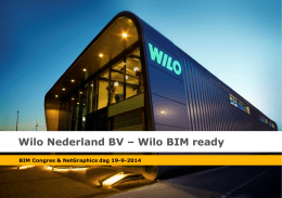 Wilo Nederland BV – Wilo BIM ready