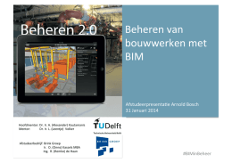 Beheren van bouwwerken met BIM - TU Delft Institutional Repository