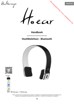 Hoofdtelefoon - Bluetooth