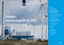 (EIA) Jaarverslag 2013 - Rijksdienst voor Ondernemend Nederland