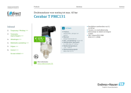 Cerabar T PMC131 - E