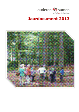 Jaardocument 2013
