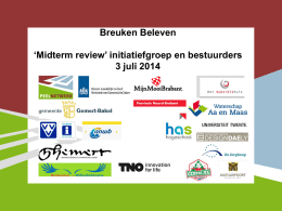 Tussenpresentatie Breuken Beleven 3 juli 2014
