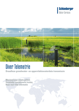 Diver Telemetrie - Schlumberger Water Services