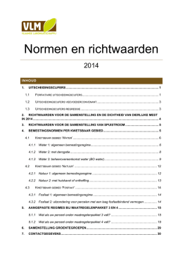 brochure Normen en richtwaarden 2014