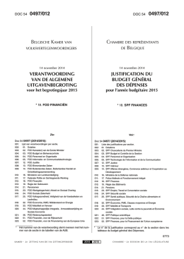 012 - La Chambre des repr&eacute;sentants de Belgique
