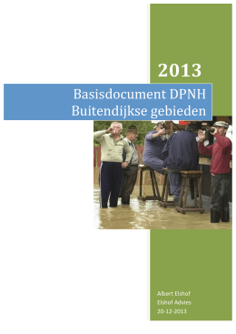 Basisdocument DPNH Buitendijkse gebieden_20-12-2013