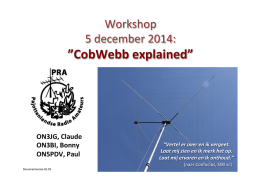 Presentatie CobWebb explained