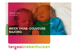 Weer thuis: couveuse nazorg