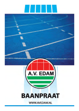 Baanpraat 2014 - Atletiekvereniging Edam