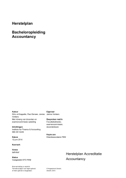 002600 rapport herstel HU hbo-ba Accountancy