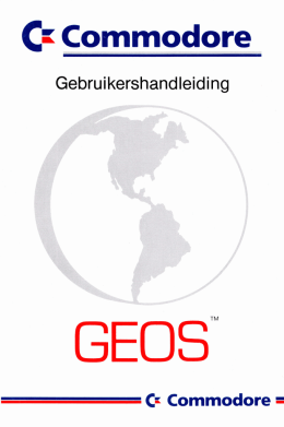 Geos User Manual - Dutch