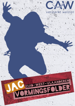 vormingsfolder - JAC Zuid-West