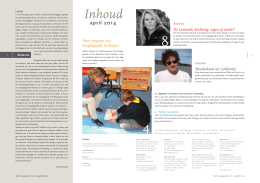 Inhoud april 2014 - Tijdschrift Talent