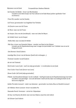 1 Bijnamen van de Donk - The Boys van Ekeren Donk