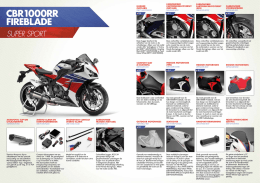CBR1000RR FIREBLADE - Honda motorfiets accessoires