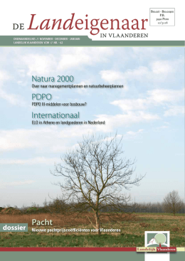 Natura 2000 PDPO Internationaal Pacht