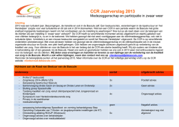 CCR Jaarverslag 2013