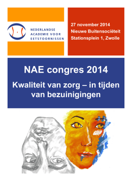Programma NAE Congres - Kenniscentrum Eetstoornissen Nederland