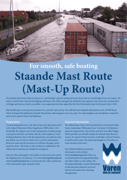Staande Mast Route (Mast-Up Route)