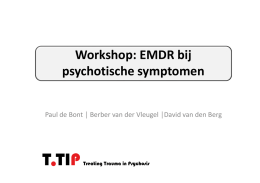 Workshop: EMDR bij psychotische symptomen