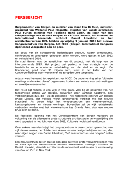 Persbericht - Belga News Agency