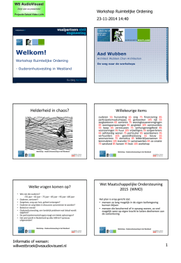 Presentatie Aad Wubben - VNO