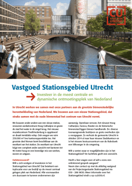 Vastgoed Stationsgebied Utrecht
