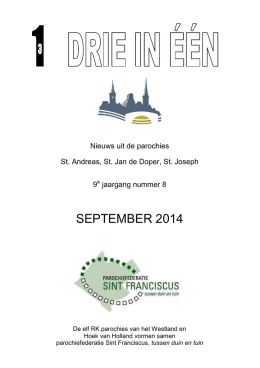 Parochieblad September 2014-2